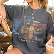 I Live Here Now - CHOOSE YOUR SCENARIO - Comfort Colors Pepper Tee