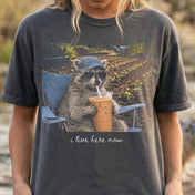 I Live Here Now - CHOOSE YOUR SCENARIO - Comfort Colors Pepper Tee