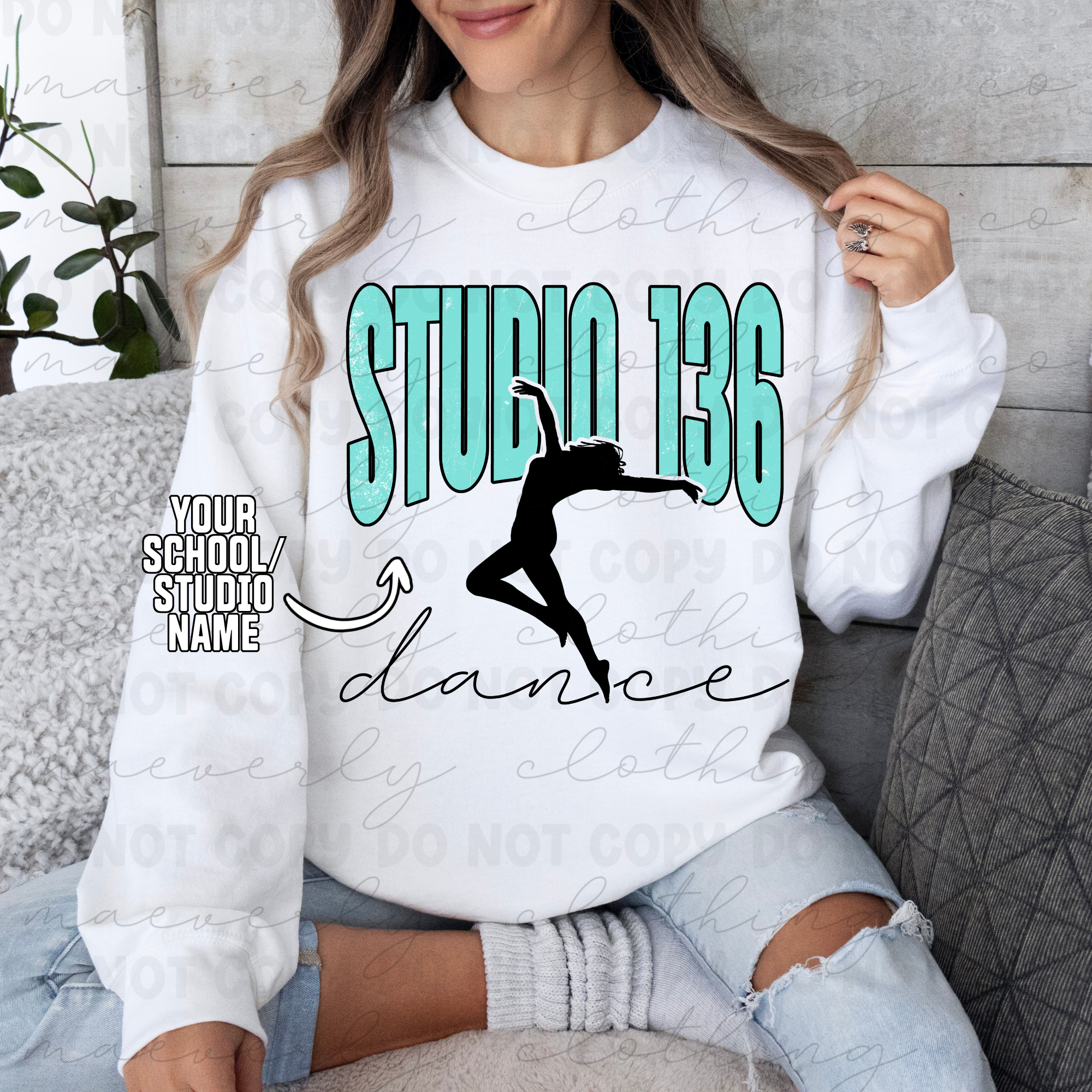 Any School/Any Team Center Stage Graphic