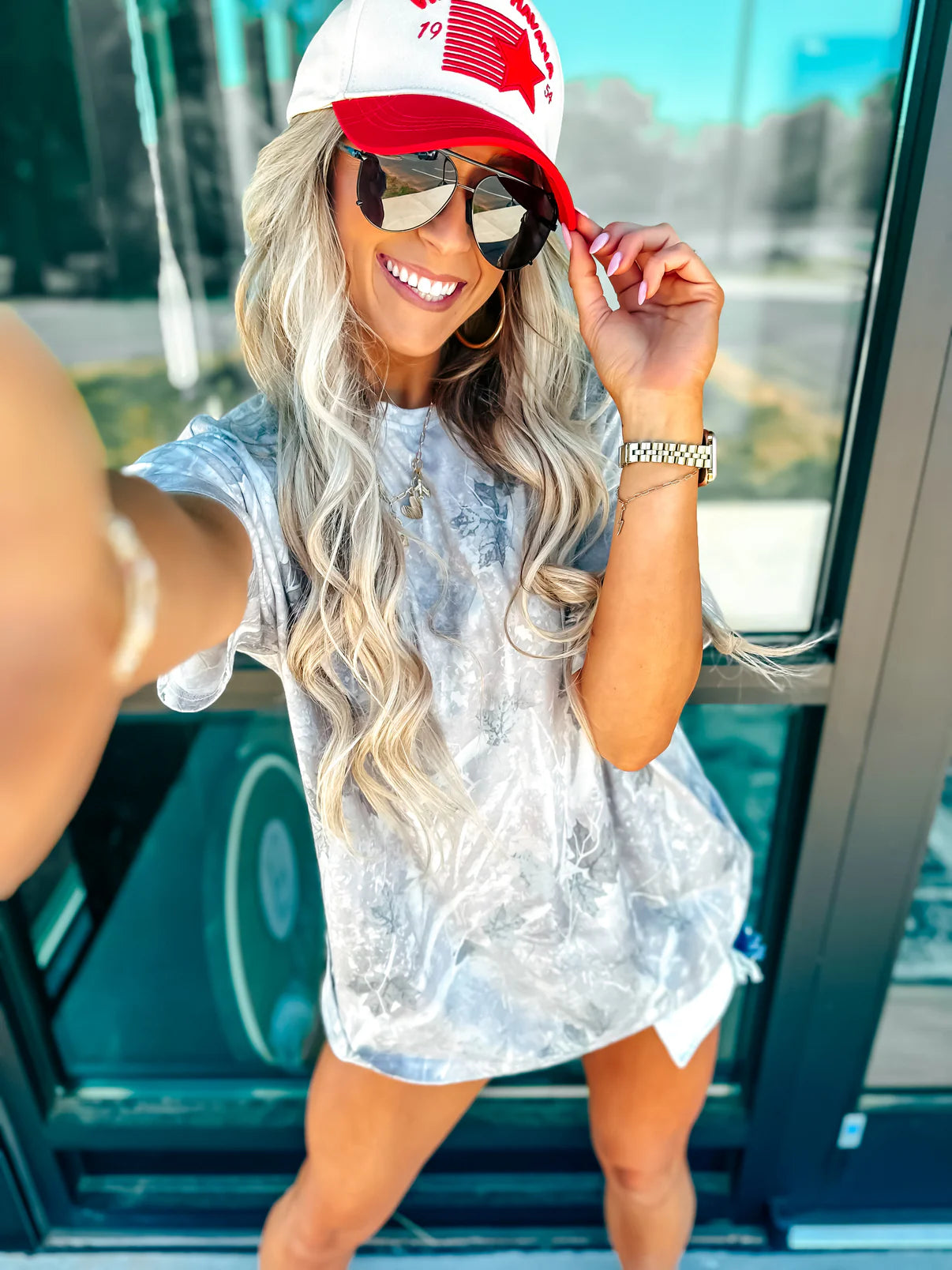 Light Camo Oversized Tee - PREORDER