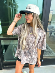 Dark Camo Oversized Tee - PREORDER
