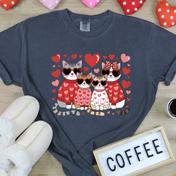 Cat Family Valentine Tee/Crewneck