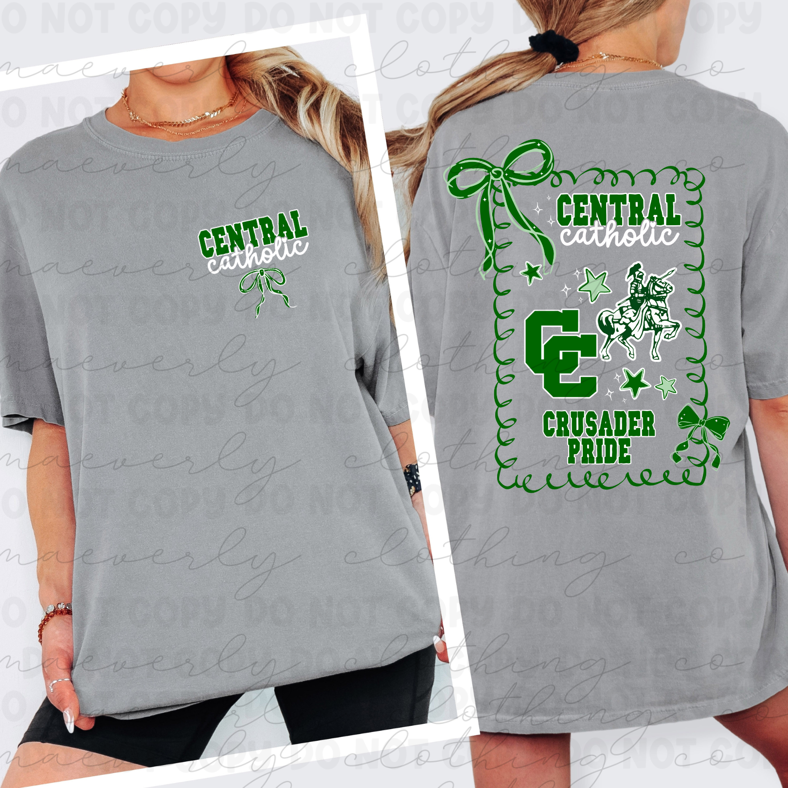 Central Catholic Coquette Spiritwear Graphic