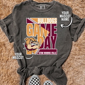 Custom Game Day Vibes Tee/Crewneck - ANY SCHOOL/TEAM