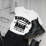 Hawkins AV Club Tee/Crewneck