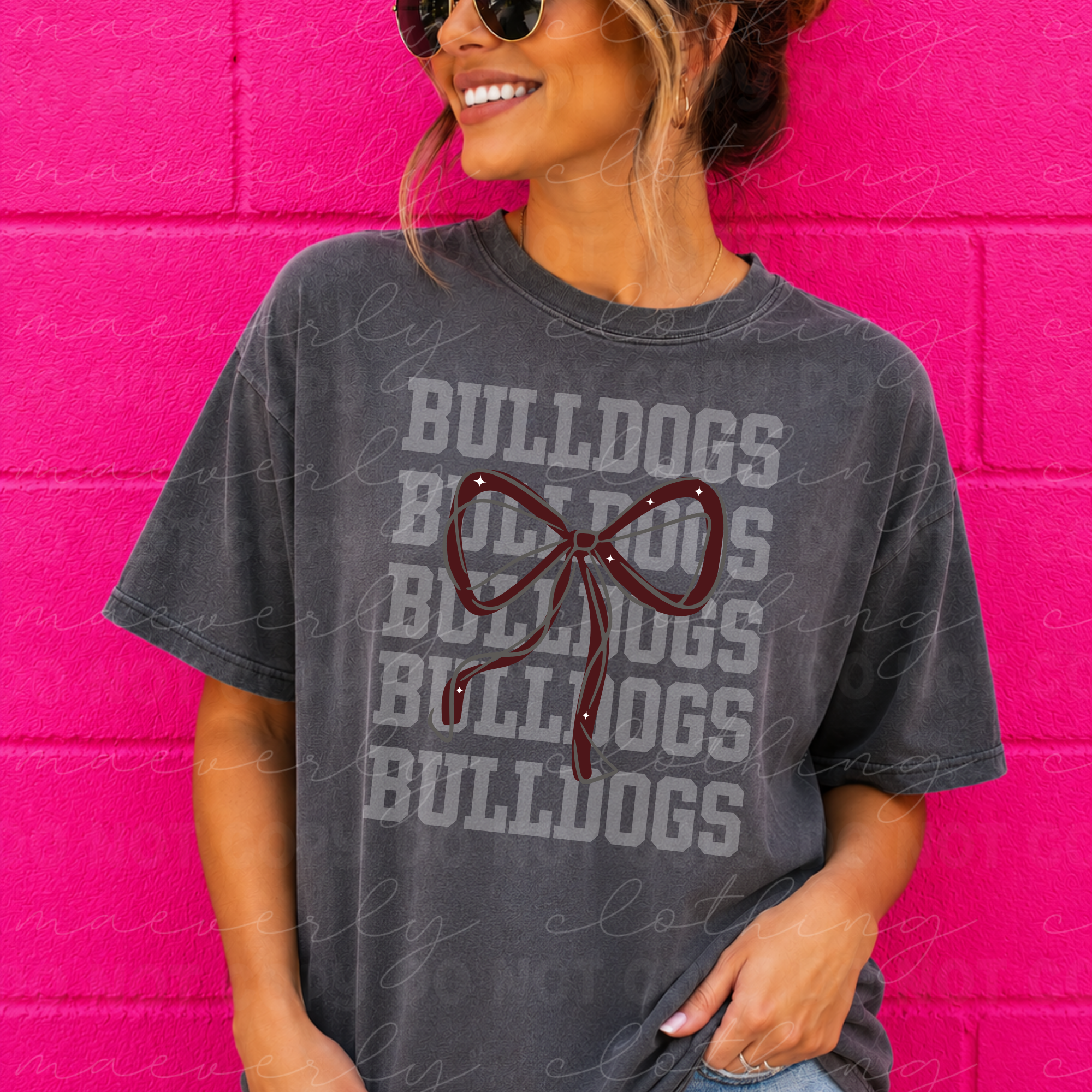 Varsity Bow Graphic || Woodridge Bulldogs