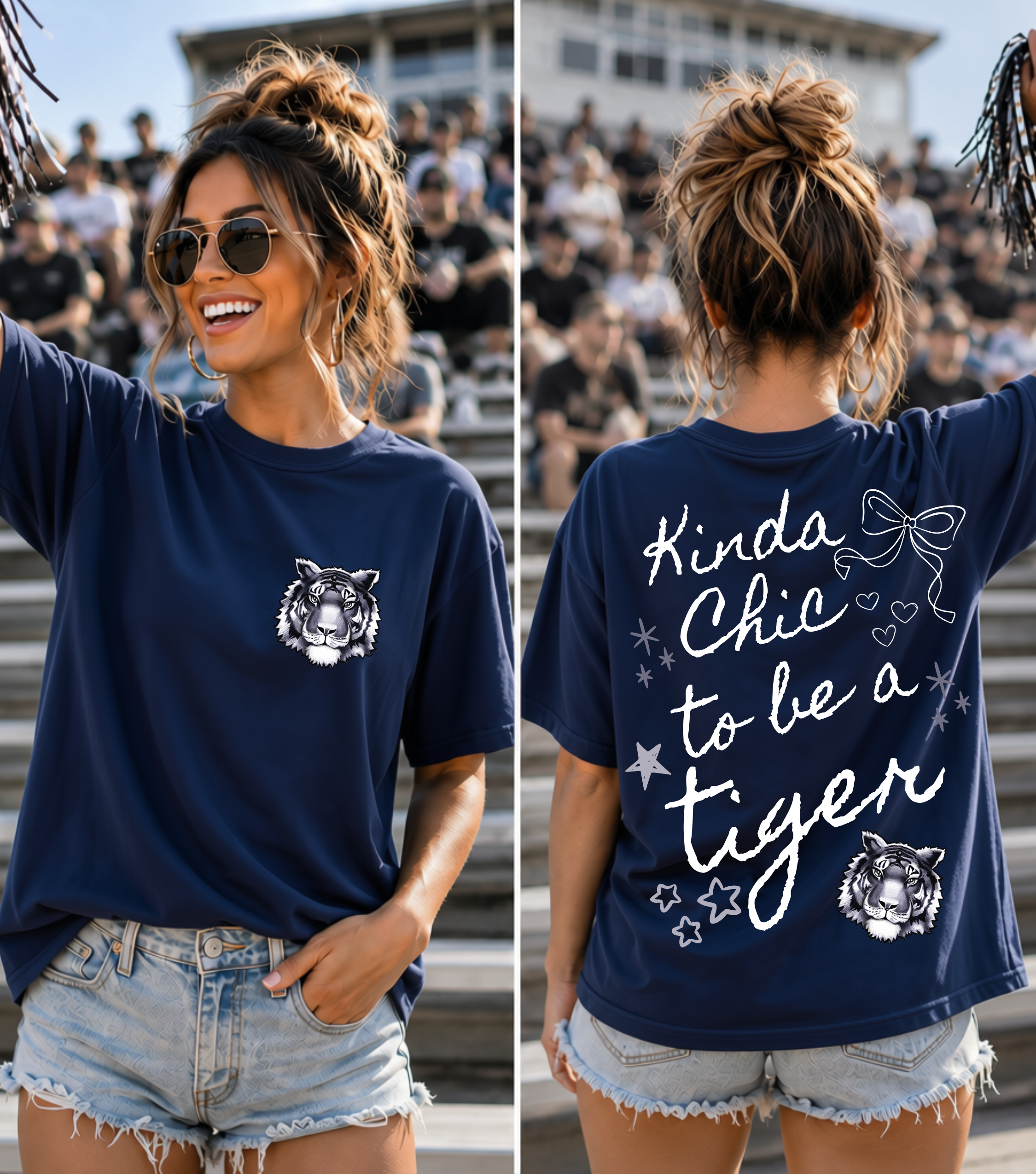 Kinda Chic Graphic || Any School, Team or Mascot