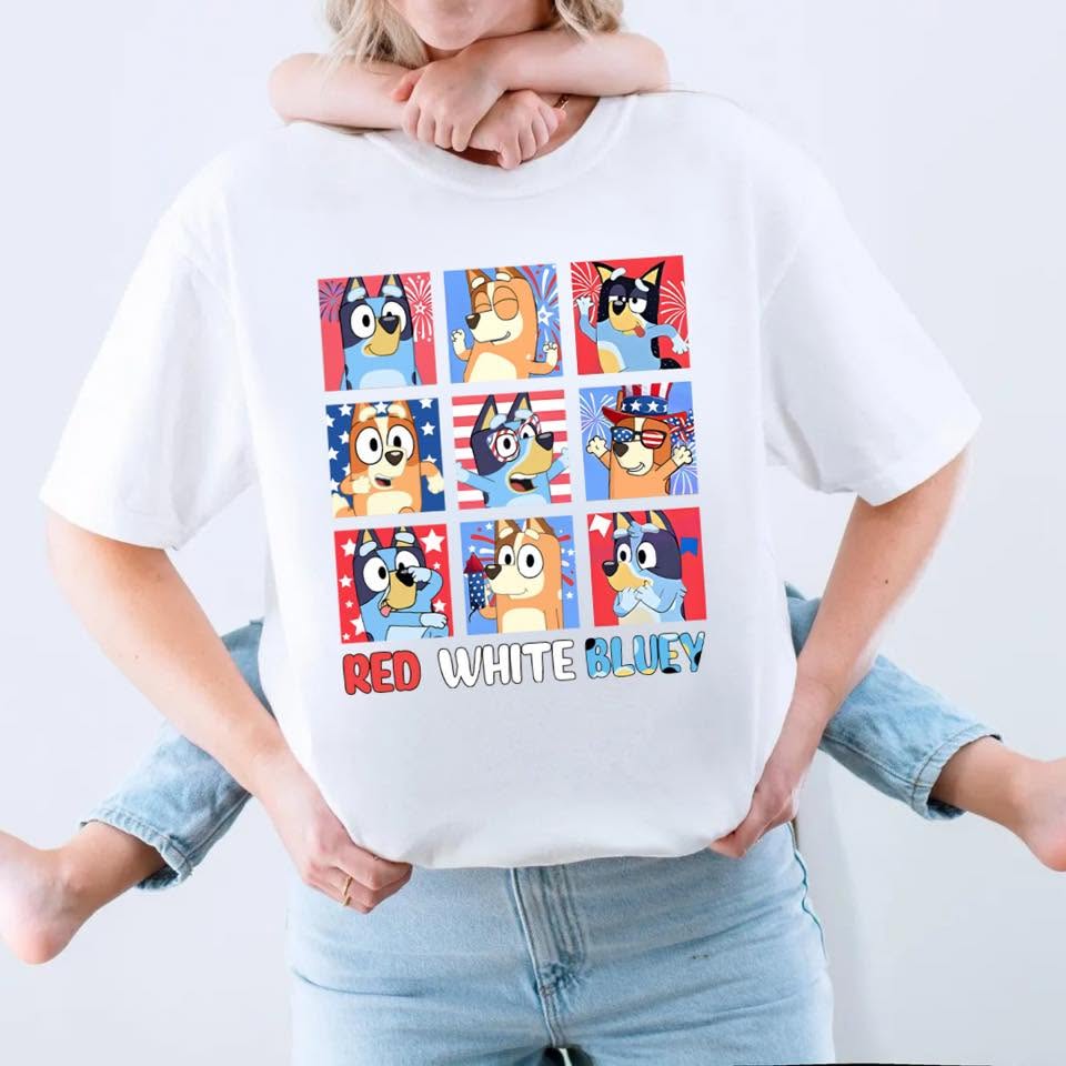 Red, White and Bluey Graphic