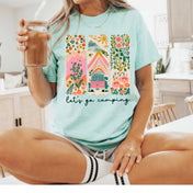 Let's Go Camping Graphic