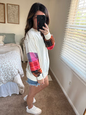 Plaid Pop Pullover PREORDER