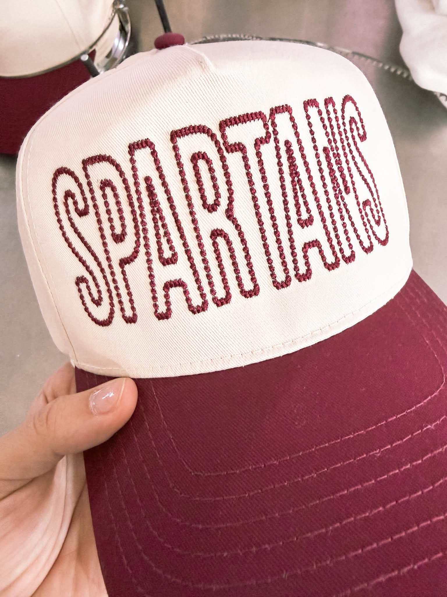 Custom Dot Embroidery Hat PREORDER