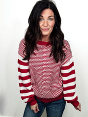 Wanderlust Striped Knit Sweater - PREORDER