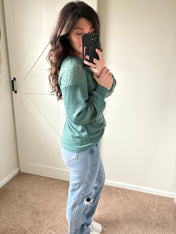 Sweet Detail Waffle Top PREORDER