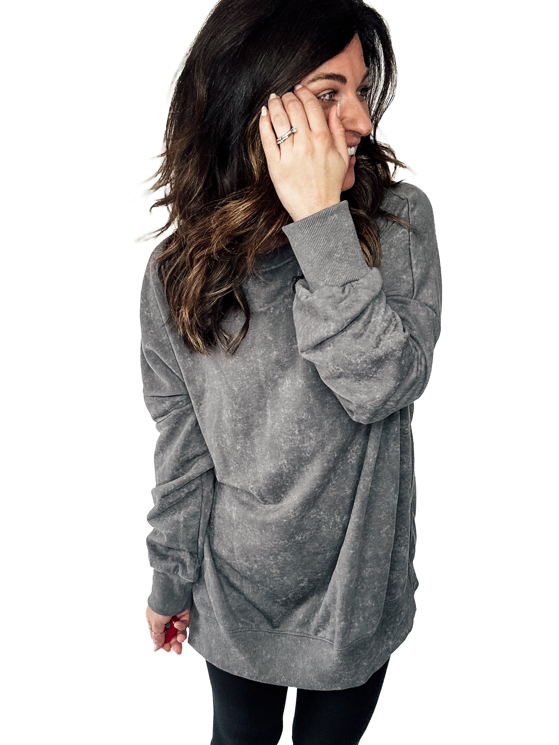 Call It Cozy Stonewashed Pullover - PREORDER