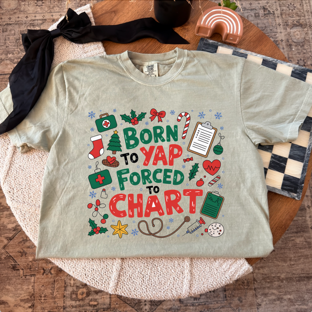 Forced to Chart Tee/Crewneck