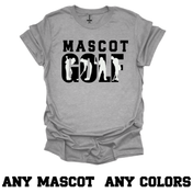 CUSTOM Cutout Mascot Sport Tee