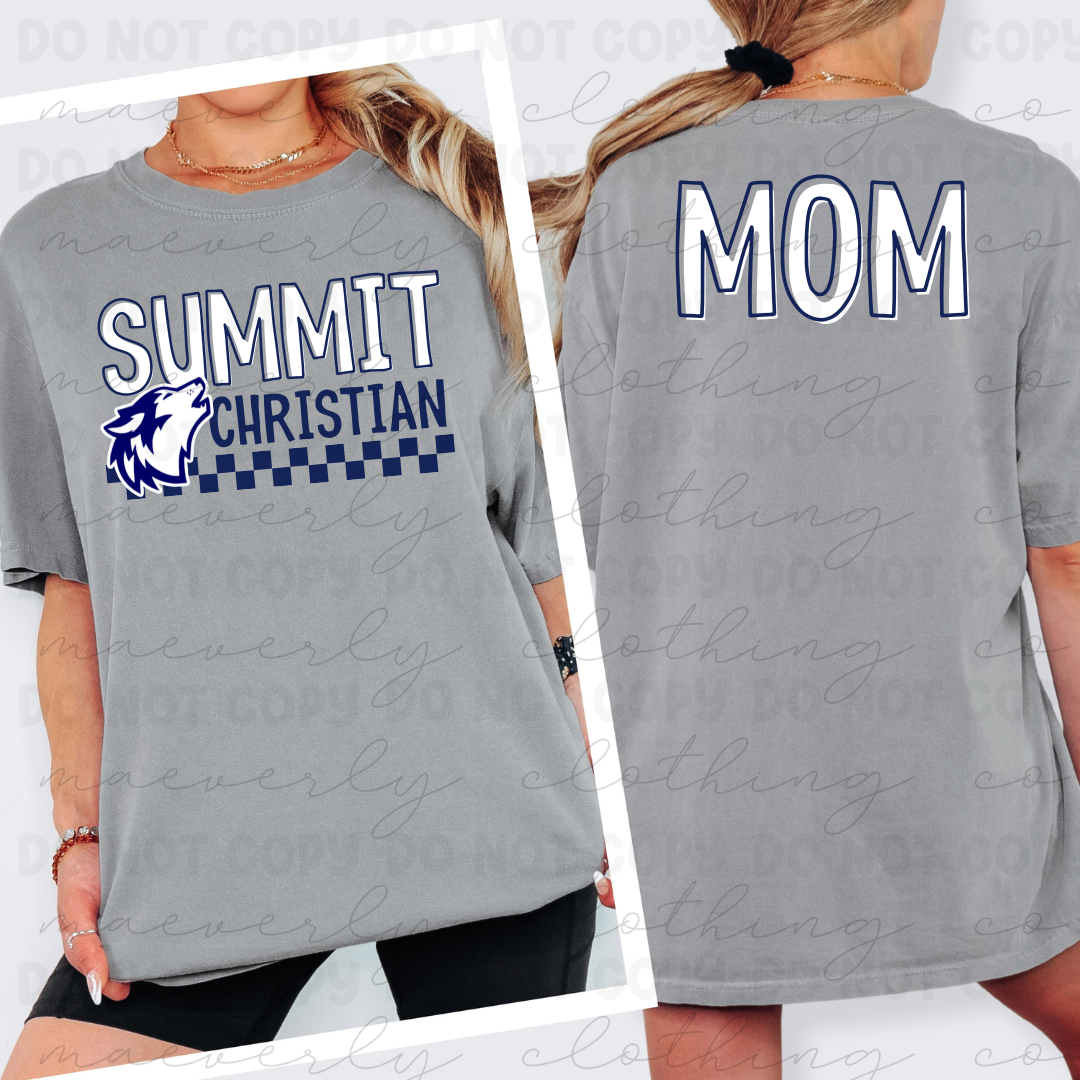 Summit Christian School Checkered Pride Tee/Crewneck