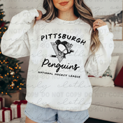 Your Team/Mascot Handwritten Hockey Tee/Crewneck