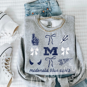 Coquette Spirit Squad Graphic || McDonald Blue Devils