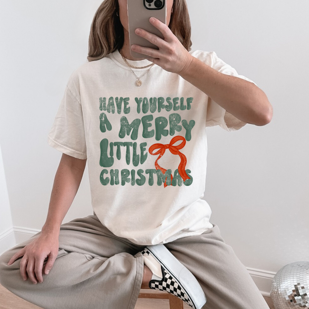 Merry Little Christmas Tee/Crewneck