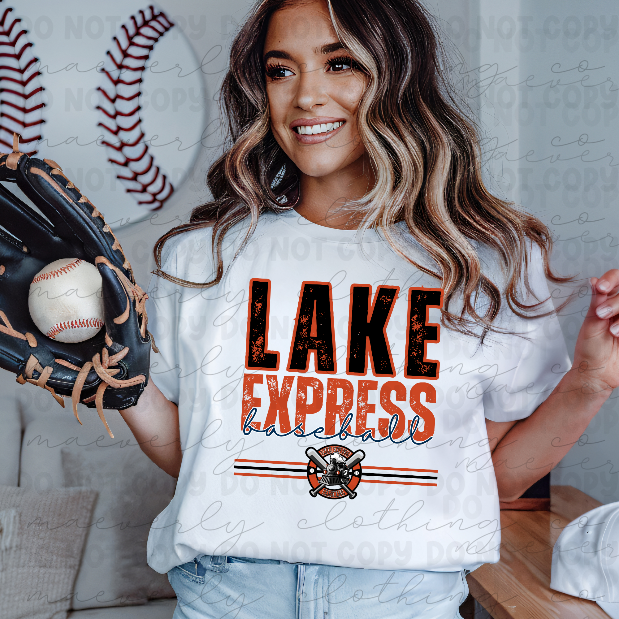 Lake Express Distressed and Pretty Graphic