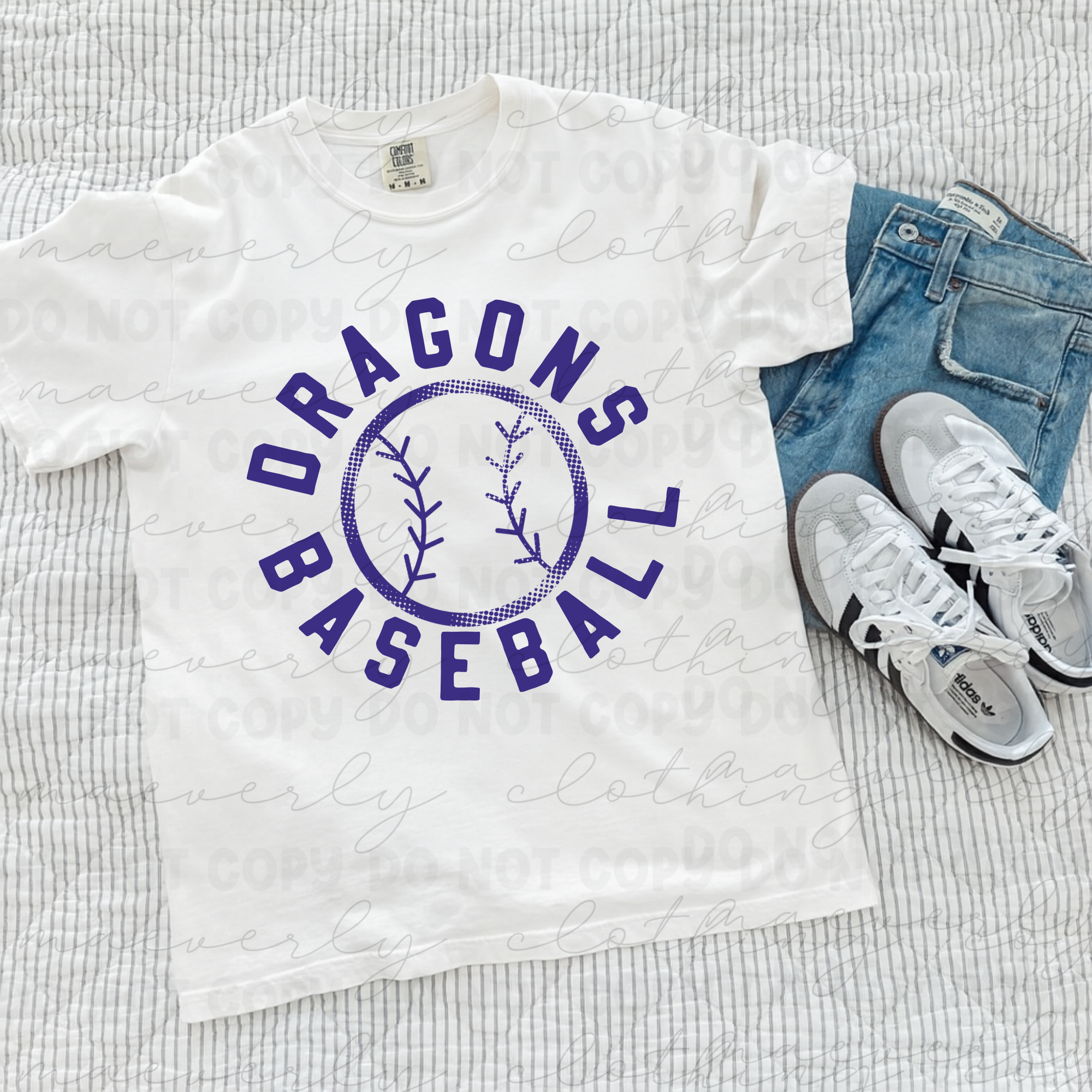 Dragons Halftone Ball Graphic