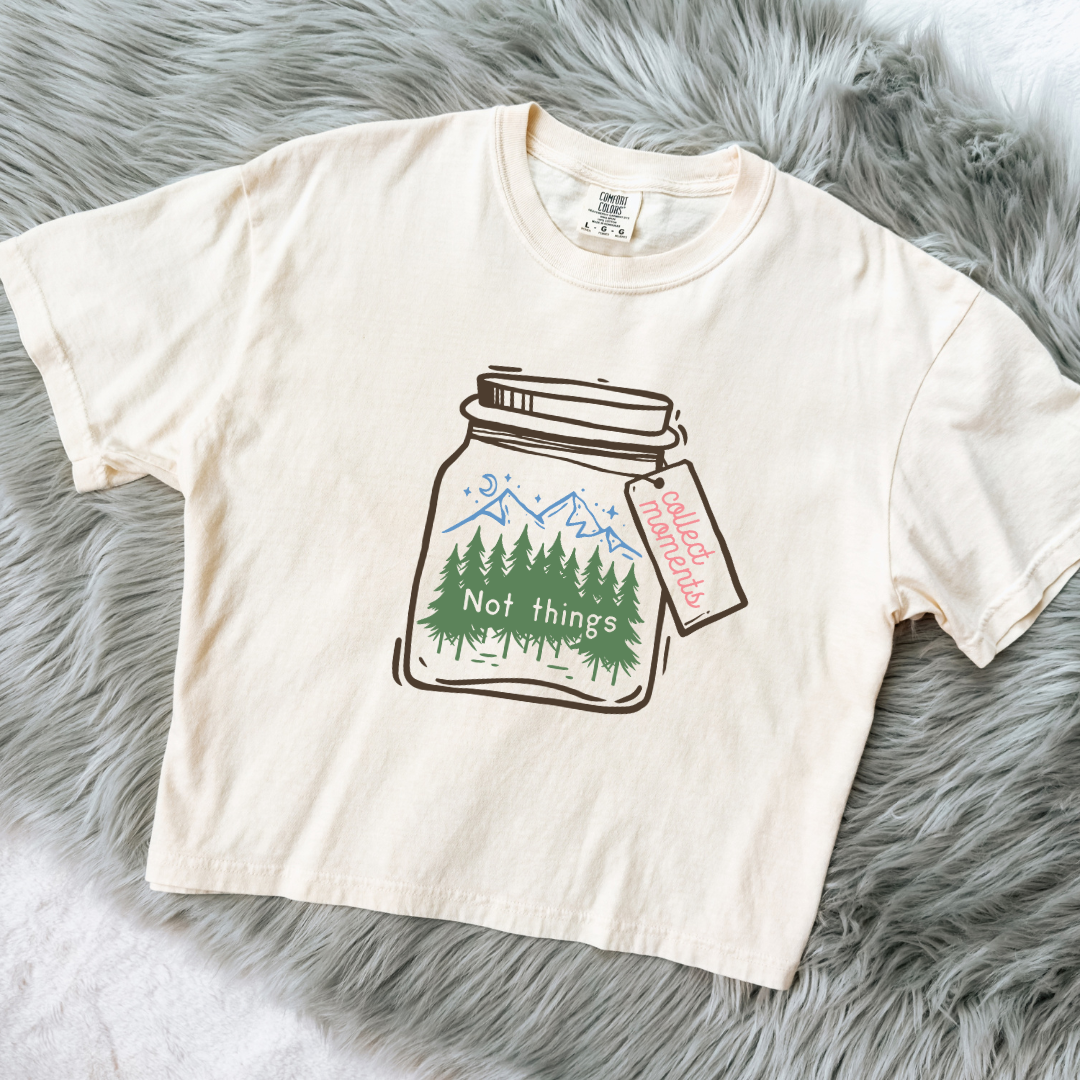 Collect Memories, Not Things Graphic
