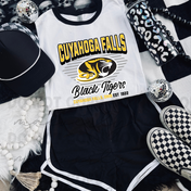 Cuyahoga Falls Varsity Lines Tee/Crewneck