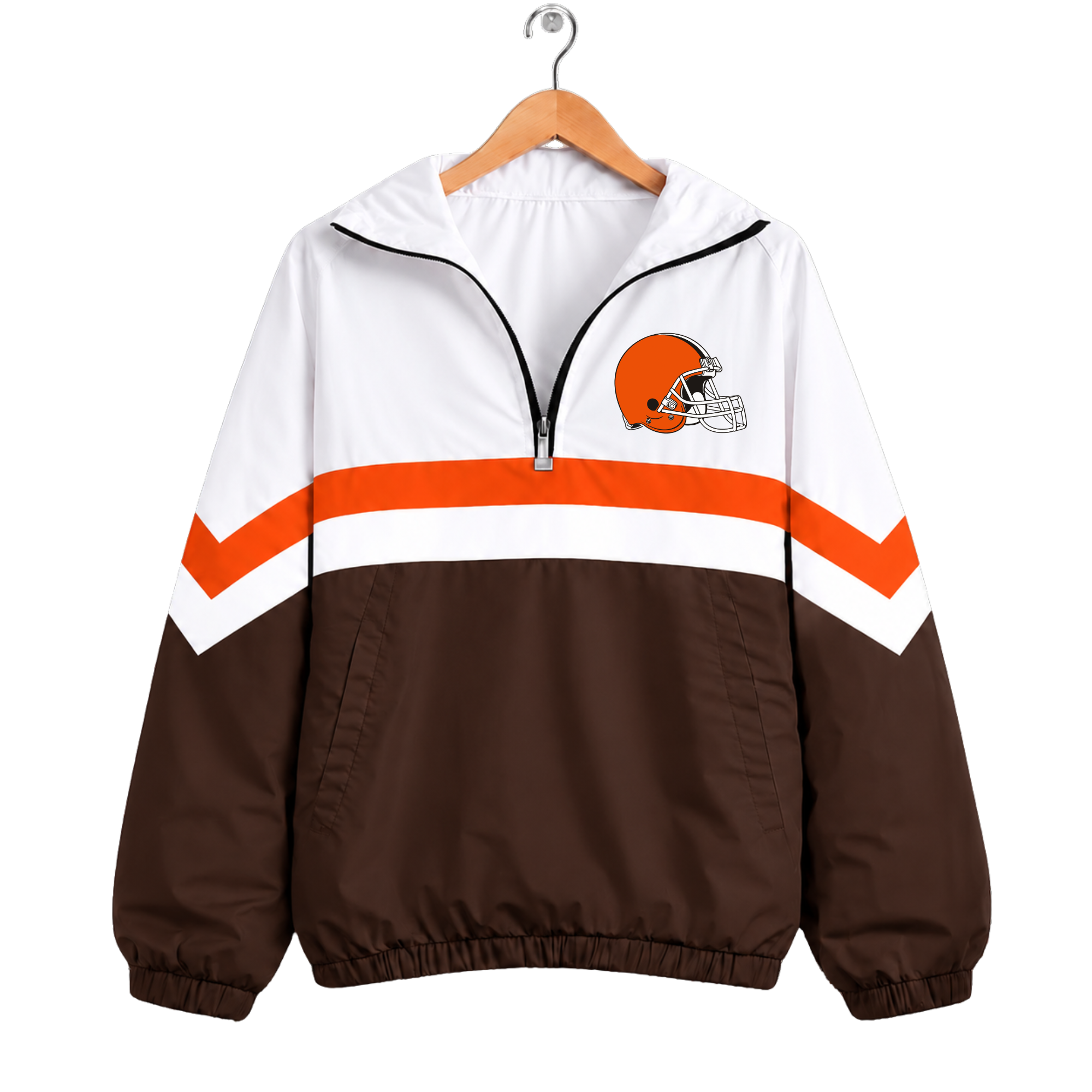 The Varsity Club Quarter Zip - Cleveland Browns - Team Colors [ETA 5-6.5 weeks]