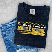 CF Middle School Grunge Time Mascot Tee/Crewneck