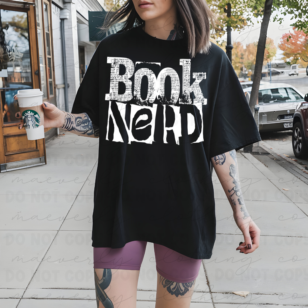 Book Nerd Tee/Crewneck