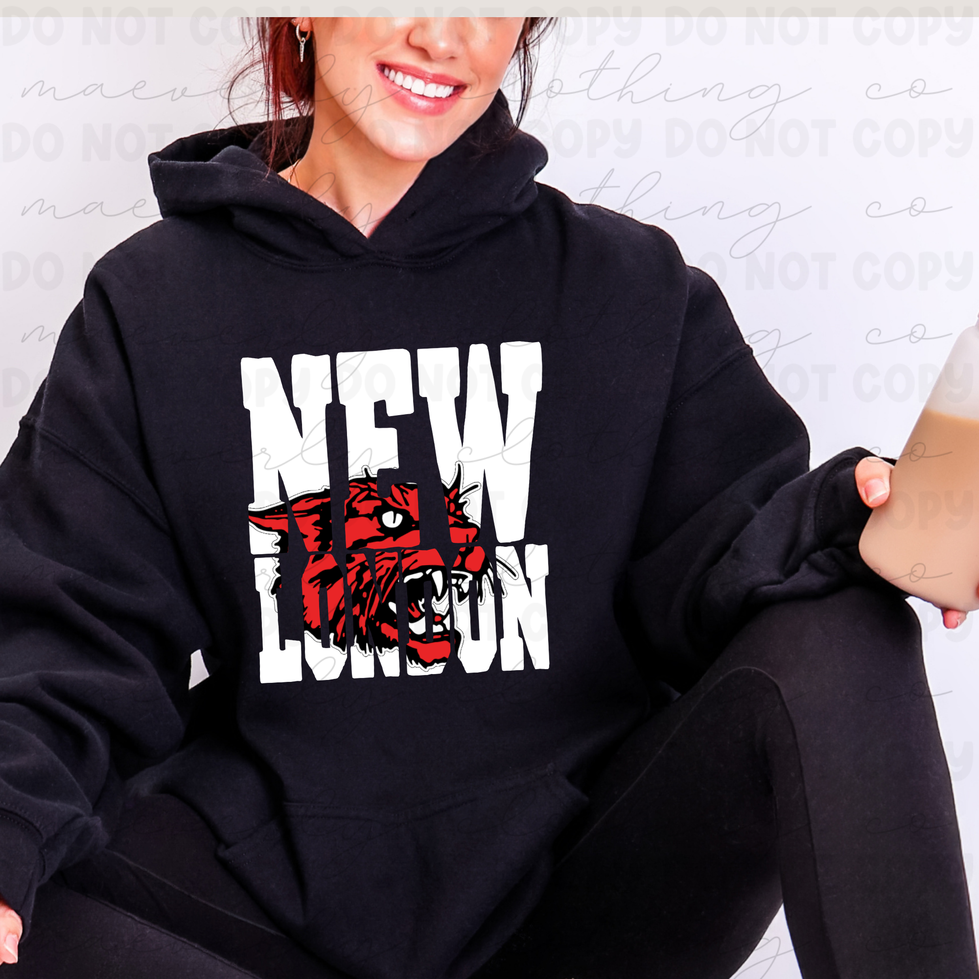 New London Mascot Cut Out Graphic