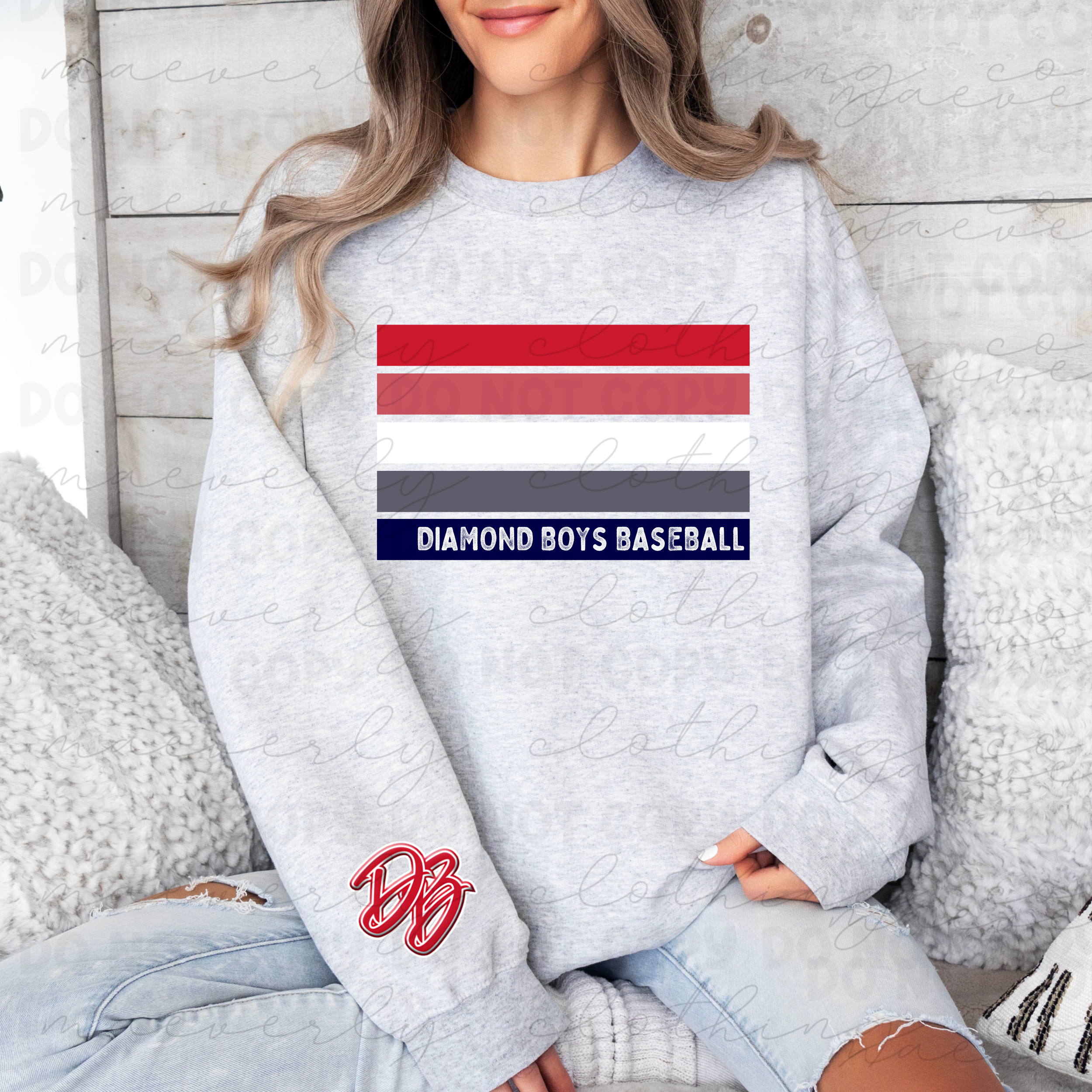 Ombre Stripes || Diamond Boys Dugout Shop