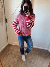 Wanderlust Striped Knit Sweater - PREORDER