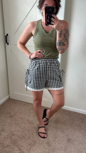 Picnic Pocket Gingham Shorts PREORDER