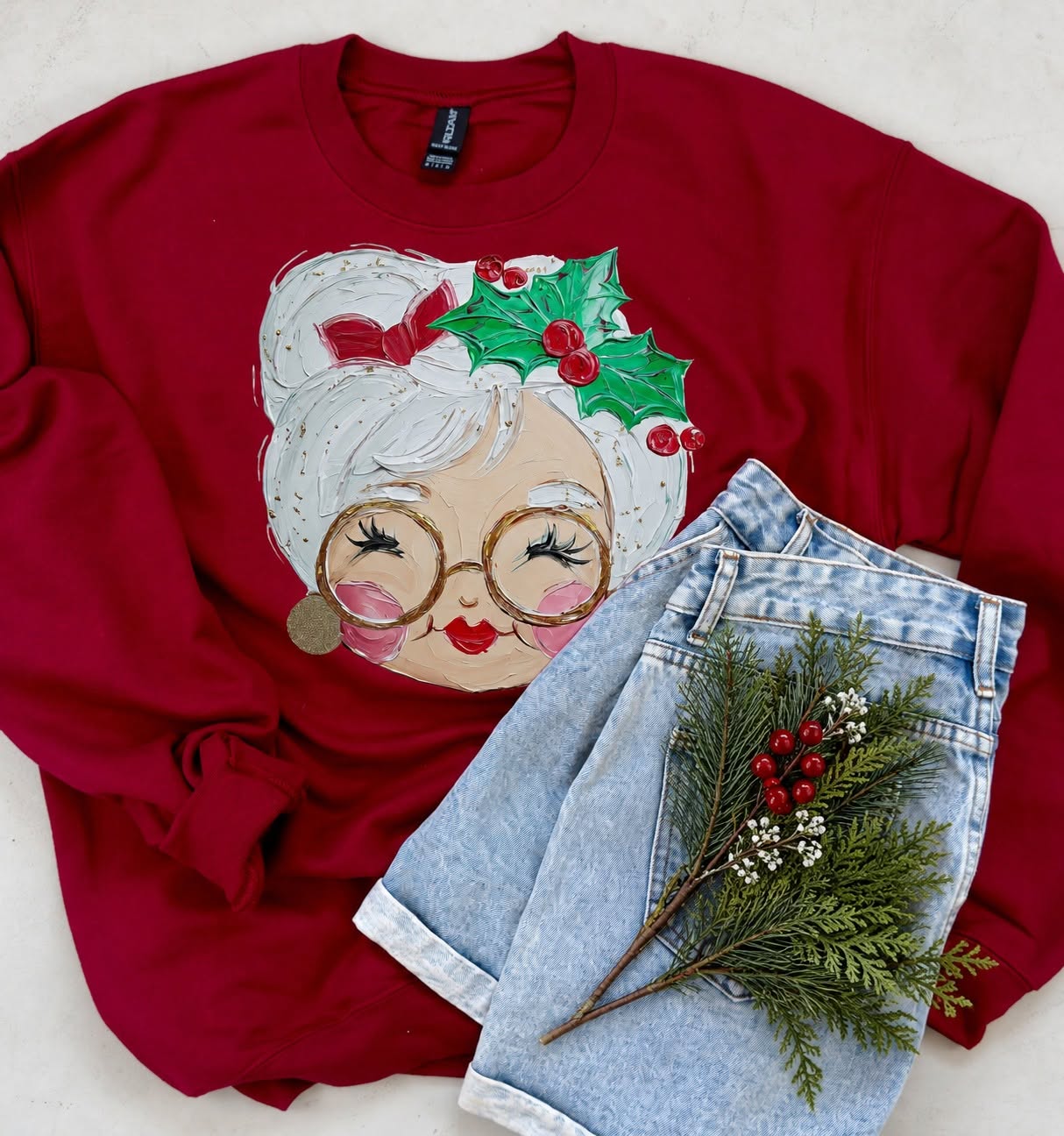 Mrs. Claus Crewneck Sweatshirt