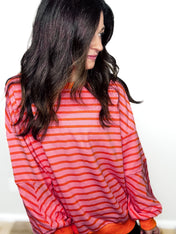 Vivid Horizons Striped Pullover - PREORDER