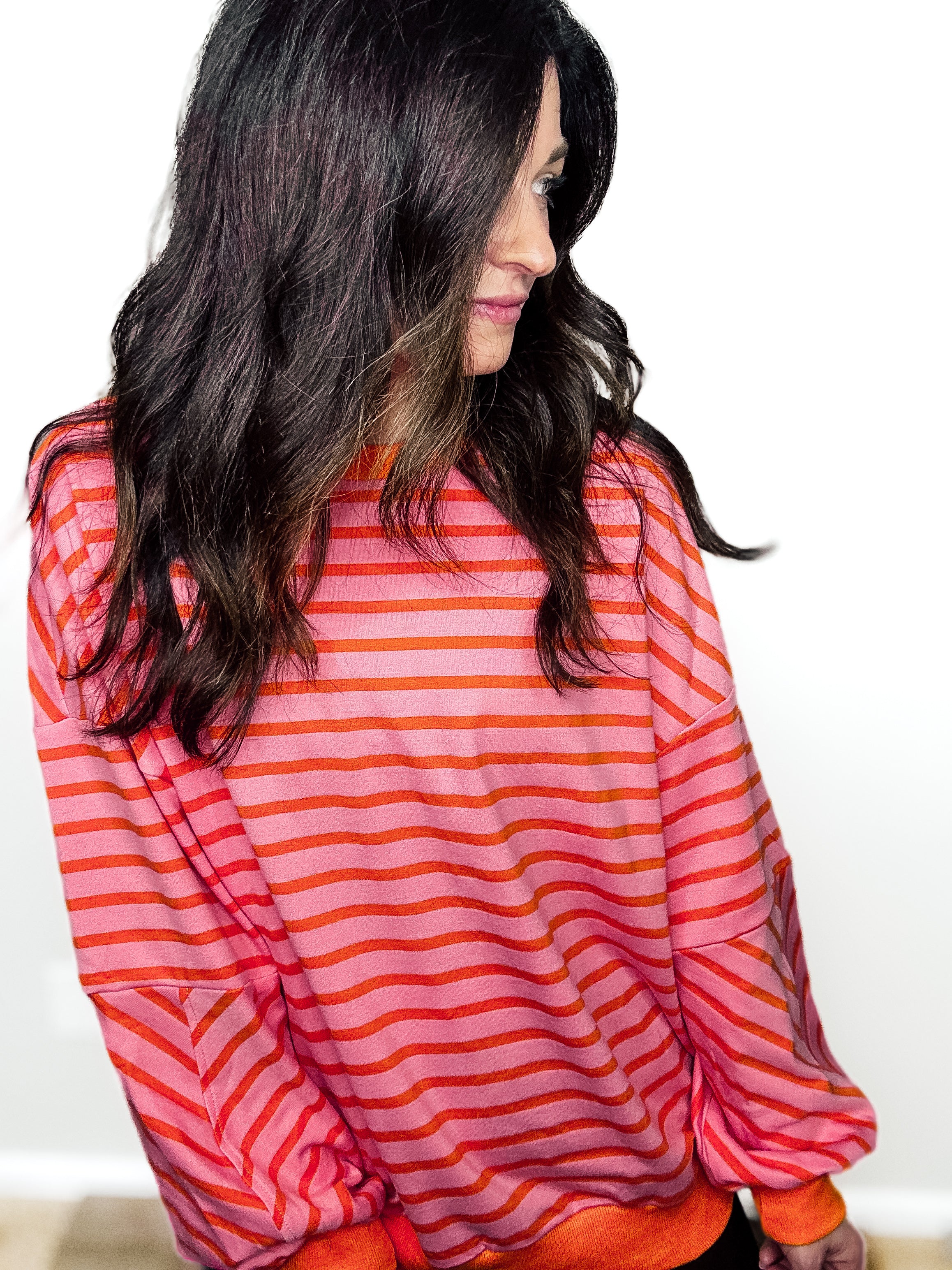 Vivid Horizons Striped Pullover - PREORDER