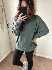 Waffle Worn-In Pullover PREORDER