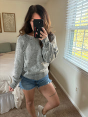 Weekend Stroll Striped Sweater PREORDER