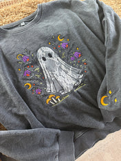 PREORDER: Ghost Embroidery Pullover, Early September Arrival
