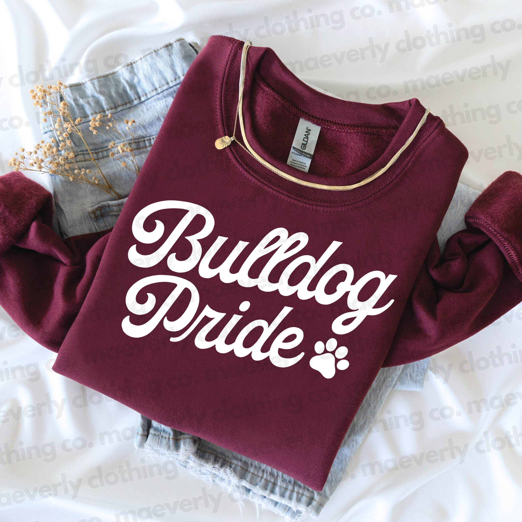 Bulldog Pride School Spirit Tee/Sweatshirt