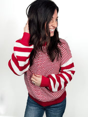 Wanderlust Striped Knit Sweater - PREORDER