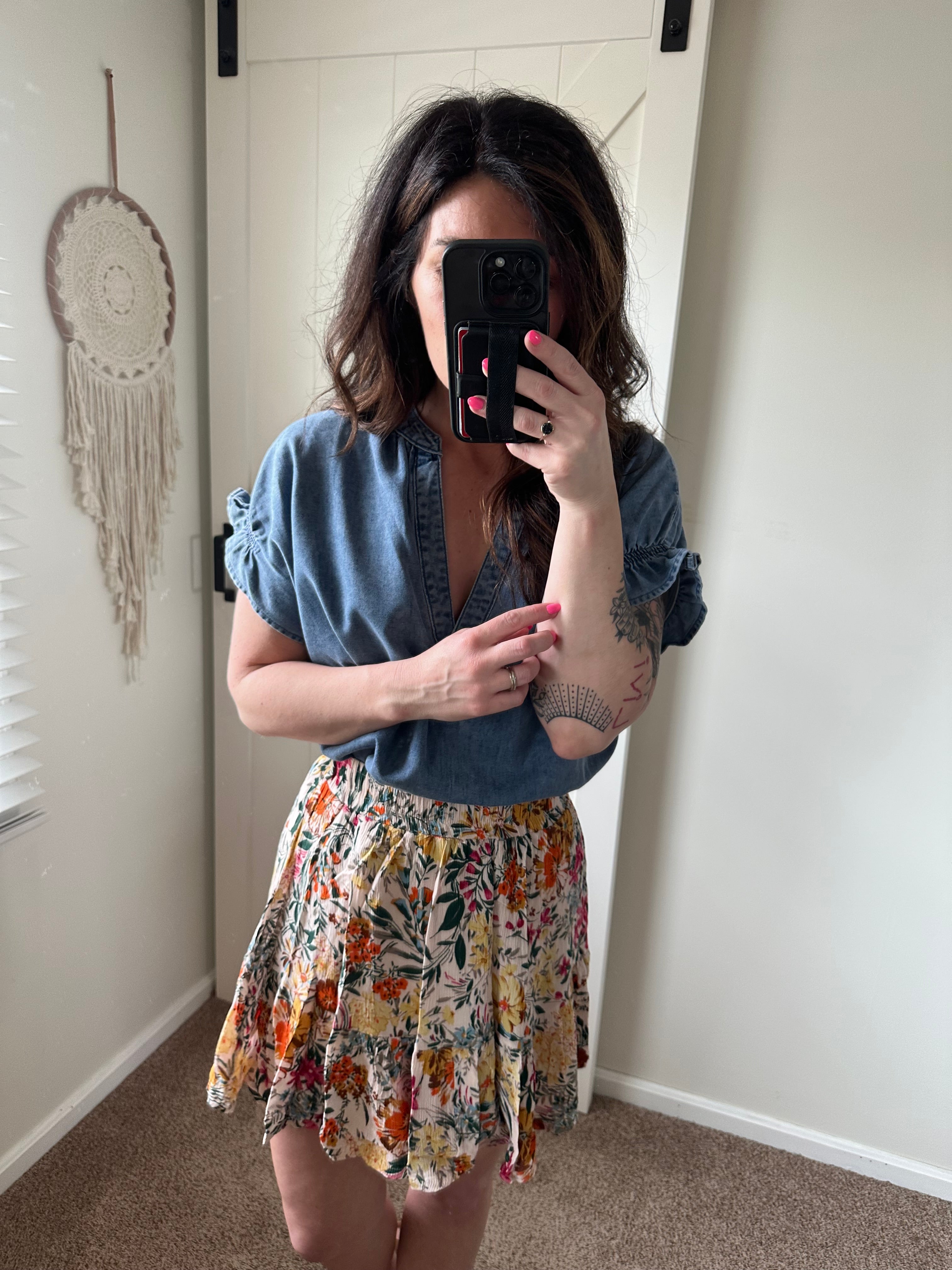 Everyday Ease Denim Top Preorder