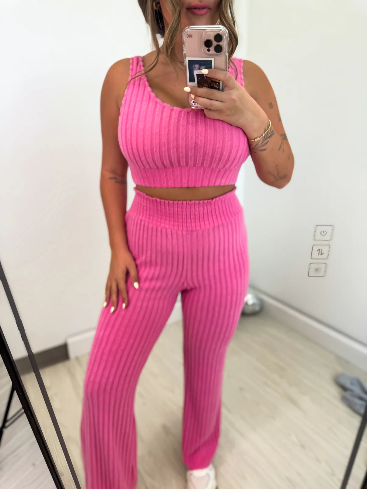 2 Piece Ribbed Hacci Cozy Set - PREORDER