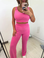 2 Piece Ribbed Hacci Cozy Set - PREORDER
