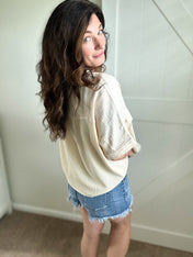Peachy Keen Button-Up Top PREORDER