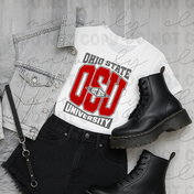 Ohio State Varsity Stack Tee/Crewneck