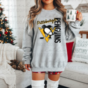 Your Team/Mascot Big and Bold Hockey Tee/Crewneck