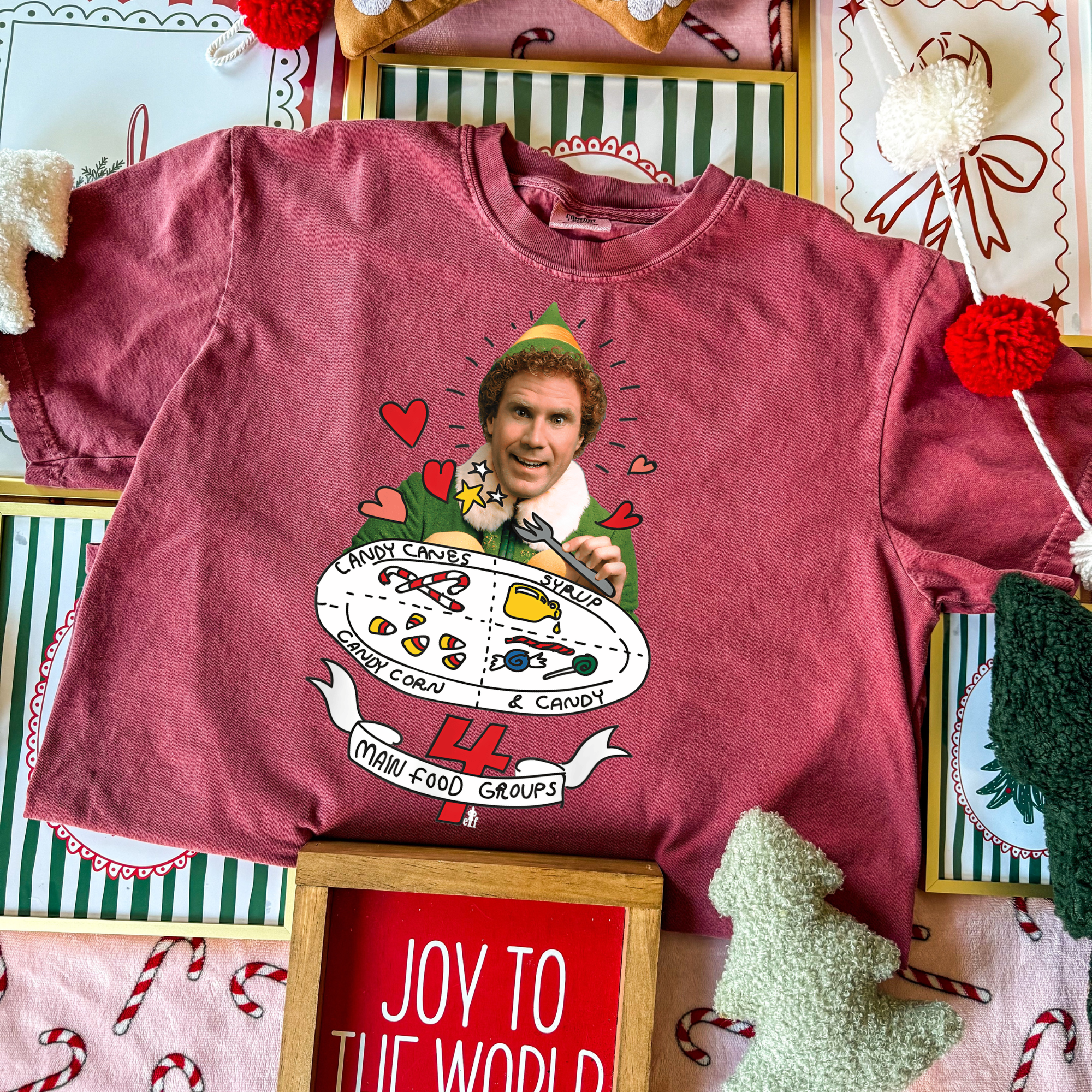 Four Main Food Groups Tee/Crewneck